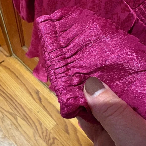 Michael Michael Kors Jacquard Snakeskin-Print Ruffled Mini Dress - NWT - Picture 11 of 17